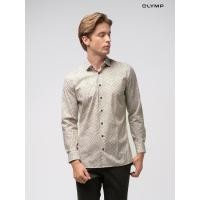 ราคา OLYMP No. Six Shirt เสื้อเชิ้ตชาย ลายพิมพ์สีน้ำตาล ทรงเข้ารูป ยืดหยุ่นได้ดี รีดง่าย SPRI24 (Y24SPS20N4BE38)