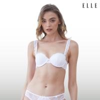 ราคา ELLE lingerie Molded bra ยกทรงรูปแบบครึ่งเต้าสายบ่าแต่งลูกไม้ถอดได้ - LB6565 (LB6565C2BER23)