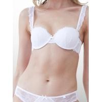 ราคา ELLE lingerie Molded bra ยกทรงรูปแบบครึ่งเต้าสายบ่าแต่งลูกไม้ถอดได้ - LB6565 (LB6565B2BER24)