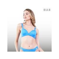 ราคา ELLE Lingerie Moulded Bra สัมผัสนุ่ม ไร้โครง ไม่กดเจ็บ มีฟองน้ำเสริม สายบ่าสุดชิคด้วย ยางทอ LOGO ELLE- รุ่น LB8766 (LB8766B4BL324)