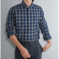 ราคา era-won Premium Quality เสื้อเชิ้ต คอปก Dress shirt Regular Shirt แขนยาว สี BG (E25MTCO0859BG01)