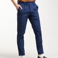 ราคา era-won กางเกงขายาว เอวยางยืด รุ่น GOLF FABRIC PANTS (0482VI31) สี NAVY (E24MBBW0482NV29)