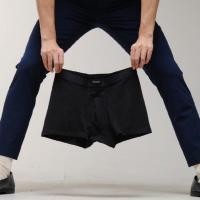 ราคา era-won กางเกงในไข่สะอาด Zinc Plus Anti-bac Underwear trunks สี ดำ (E24MAMU3223AA03)