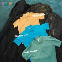 ราคา era-won เสื้อโปโล แขนสั้น ทรงสลิม Polo Shirt แพค 3 ตัว 3 สี (เขียวอ่อน ฟ้า เหลือง) (E24MTCL0720GMDCPC01)