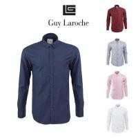 ราคา Guy Laroche เสื้อเชิ้ตคอปกสีพื้น Slim fit สวมใส่เข้ารูป (DAC6253P4BUM0)
