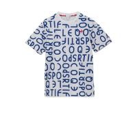 ราคา le coq sportif เสื้อเทรนนิ่ง ออกกำลังกาย ผู้ชาย สีขาว-น้ำเงิน (EIALMTT43P02WHS)