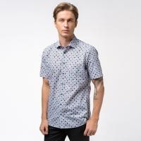 ราคา OLYMP LUXOR Shirt เสื้อเชิ้ตชายแขนสั้น ทรงหลวม ลายพิมพ์กราฟิก สีเขียว Y24SPL04N1GR (Y24SPL04N1GRSS)