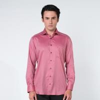 ราคา OLYMP LUXOR Shirt เสื้อเชิ้ตชายแขนยาว สีแดงเข้ม ทรงหลวม ผ้าเท็กเจอร์ (Y24SSL04T1RE38)