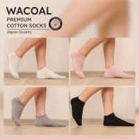 ราคา Wacoal Cotton Short socks ถุงเท้าข้อสั้น รุ่น WW1106 (WW110600BL)