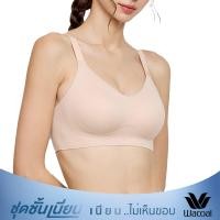 ราคา Wacoal ชุดชั้นเนียน บราไร้โครง Smartsize เสริมฟองน้ำ รุ่น WB3Y28 (WB3Y28X2BE)