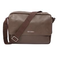 ราคา GETAWAY กระเป๋าหนัง PVC สะพายข้าง-ใบใหญ่ทรงนอน น้ำหนักเบา สะดวกในการใช้งาน (ZGB05BLCFA)