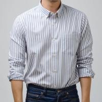 ราคา era-won Premium Quality เสื้อเชิ้ต คอปก Dress shirt แขนยาว สี RB (E25MTCR0858RB01)