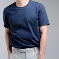 ราคา era-won เสื้อยืด ทรง slim รุ่น cotton soft jersey สี Navy (E25MTCT0730NV01)
