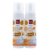 ราคา [ 1 แถม 1 ] HONEI V BSC SWEET HONEI BEAR HONEY VIT C FACIAL BUBBLE FOAM 160 มล. x 2 โฟมมูสล้างหน้าสูตร HoneyและVit C (DHGF16HC)