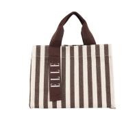 ราคา ELLE กระเป๋า CANVAS ลายริ้ว สีใหม่ 4 สี รุ่น H8H010325 (H8H01032563XXGR)