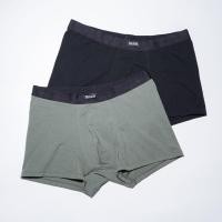 ราคา era-won กางเกงชั้นใน Anti-bacteria ทรง Trunk 2 ชิ้น สี Black-Green (E24MAMU3223BG03)