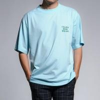 ราคา era-won เสื้อยืด T-SHIRT OVERSIZE ART TOY สี LIGHT BLUE (คอชั้นเดียว) (E24MTCT5590LB02)