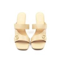 ราคา ELLE SHOES รองเท้าแบบสวม SANDELS ส้น 2.5 นิ้ว มีให้เลือก 3 สี รุ่น ELSM003 (ELSM003924SBE36)