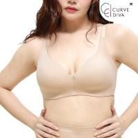 ราคา Wacoal Curve Diva บราไร้โครงเก็บกระชับ สาวคัพใหญ่ รุ่น WB7549 (WB7549B3BE)