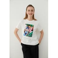 ราคา ELLE เสื้อยืด T-SHIRT ผ้า COTTON แขนสั้น ทรง BASIC สกรีนลายกราฟฟิค ELLE LIMITED EDITION COLLECTION ELLE 80 YEARS รุ่น W3K718 (W3K71862501PSOW)