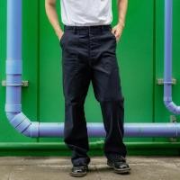 ราคา era-won กางเกงขายาวทรงกระบอกตรง รุ่น Baker Pant สี Classic Navy (E25MBCP2303GR30)