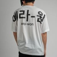 ราคา era-won เสื้อ T-Shirt Oversize Screen สี ขาวสกรีนดำ (E25MTCT0790WS02)