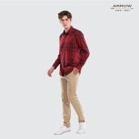 ราคา ARROW Bamboo SHIRT เสื้อเชิ้ตทำงานแขนยาว ลายตารางสีแดง ทรง SLIM FIT รหัส MACS108S3B (MACS108S3BSREM0)