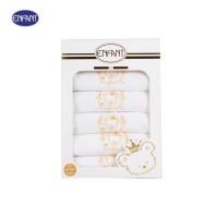 ราคา ENFANT อองฟองต์ ผ้าอ้อมเด็กแรกเกิด ลายน้องหมีสีทอง ขนาด 27x27 นิ้ว (แพ็ค 6 ผืน) (EF7A8227WH03A)
