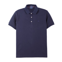 ราคา ARROW POLO เสื้อโปโลสีพื้น แขนสั้น ไม่มีกระเป๋า ทรง SMART สีกรม MPCM872-NV (MPCM872W5CSNVM1)
