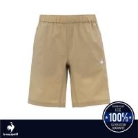 ราคา le coq sportif กางเกงขาสั้นผ้ายืด สีเบจ (EIALMBS53P31BGS)