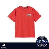 ราคา le coq sportif เสื้อยืดแขนสั้นลายกราฟิก ผู้ชาย สีแดง (EIALMTT49C04REM)