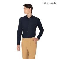 ราคา Guy Laroche เสื้อเชิ้ต PET แขนยาว สีกรม ทรง SLIM FIT รุ่น BAB6200W5NV (BAB6200W5NVM0)