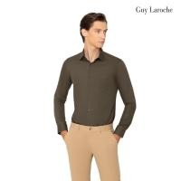 ราคา Guy Laroche เสื้อเชิ้ต PET แขนยาว สีเขียวเข้ม ทรง SLIM FIT รุ่น BAB6200W5DR (BAB6200W5DRM0)