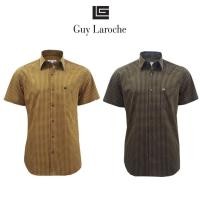 ราคา Guy Laroche เสื้อเชิ้ตลำลองแขนสั้นทรง SLIM FIT มีให้เลือก 2 สี สีดำ และ สีน้ำตาล BAC9200S4 (BAC9200S4BLL1)
