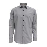 ราคา Guy Laroche เสื้อเชิ้ตแขนยาว คอปก สีพื้น ปักโลโก้ ทรง Slim Fit สีเทาอ่อน รุ่น BAB6254P5LG (BAB6254P5LGM0)
