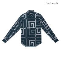ราคา Guy Laroche เสื้อเชิ้ตแขนยาว สีกรม ผ้า 100% Polyester ทรง SLIM FIT รุ่น BAB7201W5NV (BAB7201W5NVM0)