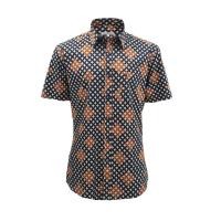 ราคา Guy Laroche เสื้อเชิ๊ตแขนสั้น ผ้าพิมพ์ลาย BAC5300S4 (BAC5300S4BRM1)