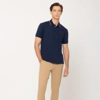 ราคา Guy Laroche เสื้อโปโลแขนสั้น สีกรม ใส่สบาย สีสด ไม่ซีดง่าย ทรง Extra FIT รุ่น BKL6301W5NV (BKL6301W5NVM2)