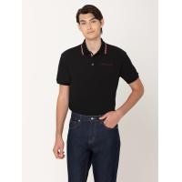 ราคา Guy Laroche เสื้อโปโลแขนสั้น สีดำ ใส่สบาย สีสด ไม่ซีดง่าย ทรง Extra FIT รุ่น BKL6301W5BL (BKL6301W5BLM2)