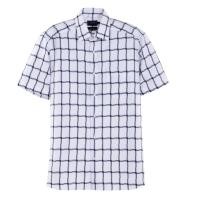 ราคา ARROW PROFREX SHIRT เบา สบาย ไม่ยับ แค่ลูบก็เรียบ - เสื้อเชิ้ต คอปก แขนสั้น ทรง SMART สีพื้นขาว ลายเทา MACM209-GY (MACM209S4BSGYM1)