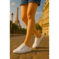 ราคา ELLE SHOES Sneaker รองเท้าผ้าใบเปิดส้น รุ่น ELNC102 (ELNC102725S5WH36)