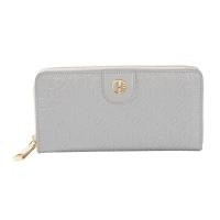 ราคา ELLE WALLET ิ BAG กระเป๋าธนบัตรใบยาว หนังวัวแท้ 100% แบบซิปรอบ มี 2 สี รุ่น EWW113225 (EWW11322501XLGY)