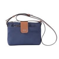 ราคา ELLE กระเป๋าสะพาย ผ้าไนล่อน trim หนังแท้ 100% มี 2 สี รุ่นWEHC001W25 (WEHC001W25NBRXX)