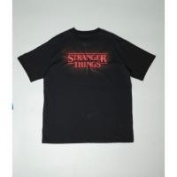 ราคา era-won เสื้อยืดเอราวอนแขนสั้น T-Shirt Oversize สกรีน STANGER THINGS สี Black (E25MTST6767BC03)