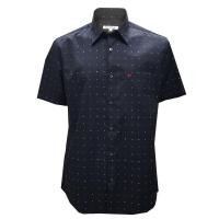 ราคา Guy Laroche เสื้อเชิ๊ตแขนสั้น BAC5220P4 ผ้าพิมพ์ลาย Cotton,Polyester (BAC5220P4BLM1)