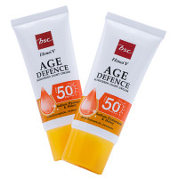 ราคา [แพ็ค2ชิ้น ] Honei V BSC Age Defence Sunscreen Light Cream SPF50+ PA++++ 30g. (DHXX2ND)