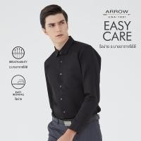 ราคา ARROW EASY CARE SHIRT -ดูแลรักษาง่าย สวมใส่สบาย- เสื้อเชิ้ตทำงานแขนยาวสีดำ ทรง SLIM FIT รหัส MACS758 (MACS758S3BRBLM0)
