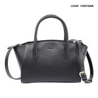 ราคา LOUIS FONTAINE กระเป๋าถือพร้อมสายสะพายยาว รุ่น KELLY - สีดำ ( LFH0203 ) (LFH0203F41BLM)