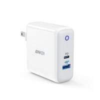 ราคา ANKER หัวชาร์จเร็ว 2พอร์ต 30W USB-C และ 19.5W USB-A (PowerPort II PD) ขาปลั๊กพับเก็บได้ รุ่น AK65 สีขาว (Y007257)