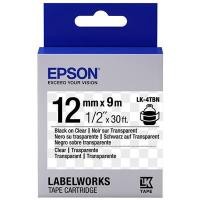 ราคา EPSON เทปพิมพ์อักษร 12 มม. ดำพื้นเทปใส LK-4TBN (8002610)